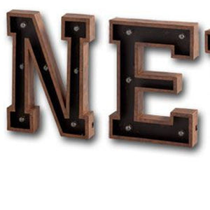 HomeRoots Archera "New York" 110" x 20" Handmade Metal Wall Decor with Integrated Lighting for Any Space 608644