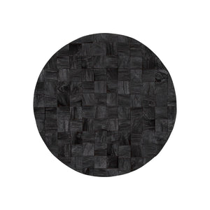 HomeRoots Into the Abyss II 24" Dark Brown Geometric Wood Circle Wall Art - Handmade Dimensional Sculpture 608656