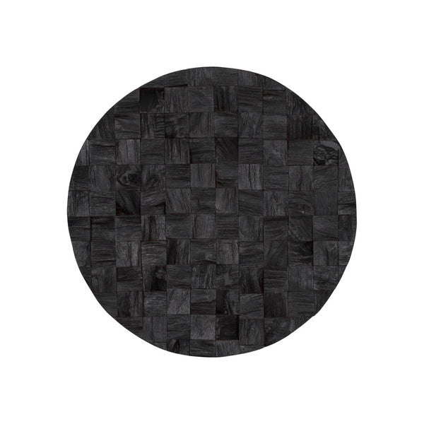 HomeRoots Into the Abyss II 24" Dark Brown Geometric Wood Circle Wall Art - Handmade Dimensional Sculpture 608656