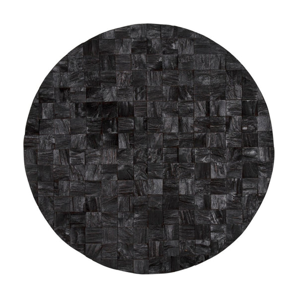 HomeRoots Into the Abyss II 32" Black Geometric Wood Wall Sculpture - Modern Art for Contemporary Spaces 608658