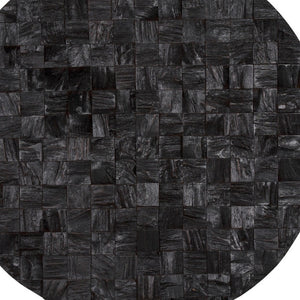 HomeRoots Into the Abyss II 32" Black Geometric Wood Wall Sculpture - Modern Art for Contemporary Spaces 608658