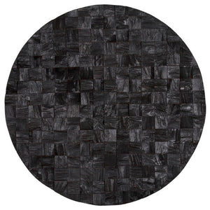HomeRoots Into the Abyss II 32" Black Geometric Wood Wall Sculpture - Modern Art for Contemporary Spaces 608658