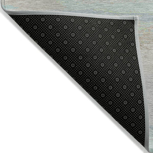 HomeRoots 5' Ivory Abstract Area Rug - Washable, Durable Design for Indoor & Outdoor Spaces, Easy Care & Style 8' X 10' 608744