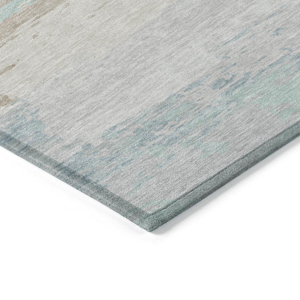 HomeRoots 5' Ivory Abstract Area Rug - Washable, Durable Design for Indoor & Outdoor Spaces, Easy Care & Style 8' X 10' 608744
