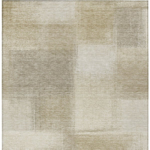 HomeRoots 5' Taupe Geometric Indoor Outdoor Area Rug – Durable, Washable, Stylish Solution for Your Home Decor 5' X 8' 608784
