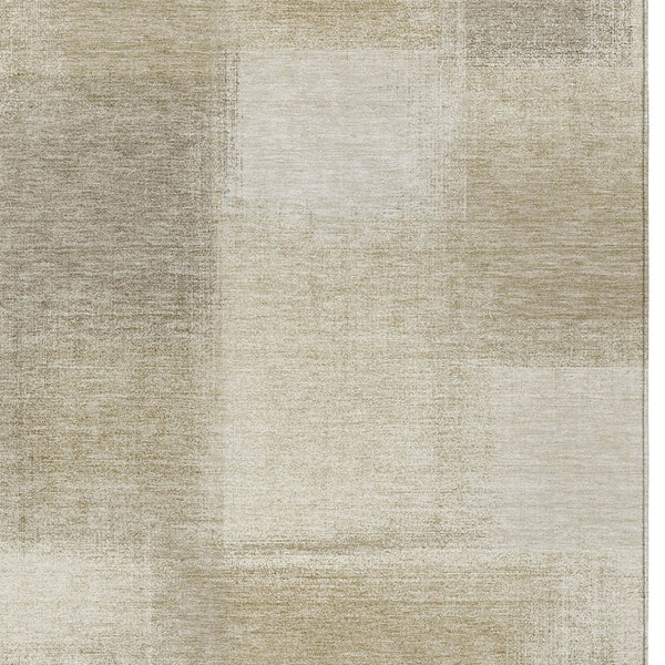 HomeRoots 5' Taupe Geometric Indoor Outdoor Area Rug – Durable, Washable, Stylish Solution for Your Home Decor 8' X 10' 608786