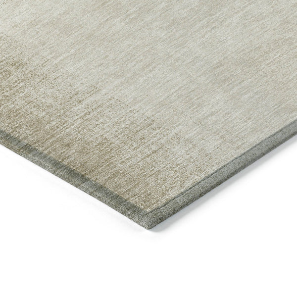 HomeRoots 5' Taupe Geometric Indoor Outdoor Area Rug – Durable, Washable, Stylish Solution for Your Home Decor 10' X 14' 608788