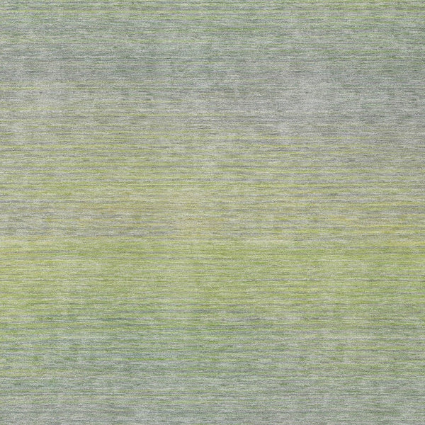 HomeRoots 5' Striped Artichoke Green Area Rug - Durable, Washable, Stylish for Indoor & Outdoor Living Spaces 5' X 8' 608790