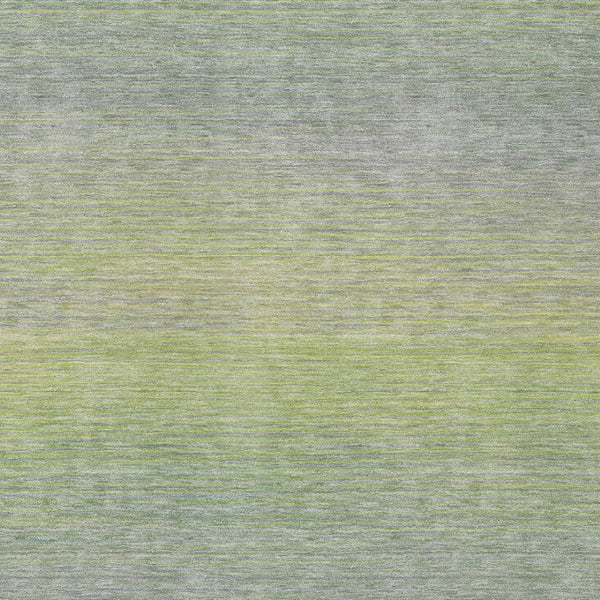 HomeRoots 5' Striped Artichoke Green Area Rug - Durable, Washable, Stylish for Indoor & Outdoor Living Spaces 8' X 10' 608792