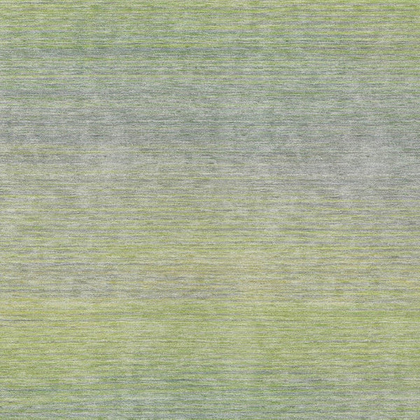 HomeRoots 5' Striped Artichoke Green Area Rug - Durable, Washable, Stylish for Indoor & Outdoor Living Spaces 9' X 12' 608793
