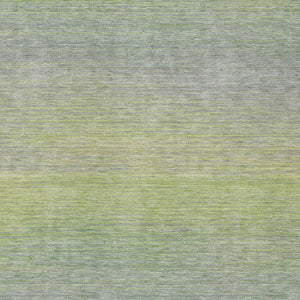 HomeRoots 5' Striped Artichoke Green Area Rug - Durable, Washable, Stylish for Indoor & Outdoor Living Spaces 10' X 14' 608794