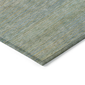 HomeRoots 5' Blue Striped Washable Area Rug – Durable & Stylish Indoor/Outdoor Solution for High-Traffic Spaces 8' X 10' 608798