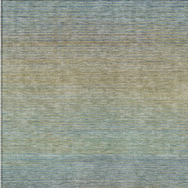 HomeRoots 5' Blue Striped Washable Area Rug – Durable & Stylish Indoor/Outdoor Solution for High-Traffic Spaces 8' X 10' 608798