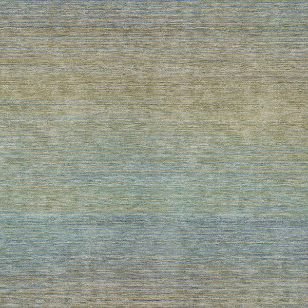 HomeRoots 5' Blue Striped Washable Area Rug – Durable & Stylish Indoor/Outdoor Solution for High-Traffic Spaces 10' X 14' 608800