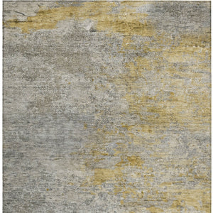HomeRoots 5' Gray Abstract Area Rug - Washable, Durable Design for Indoor & Outdoor Spaces, Stylish & Easy-Care 8' X 10' 608828