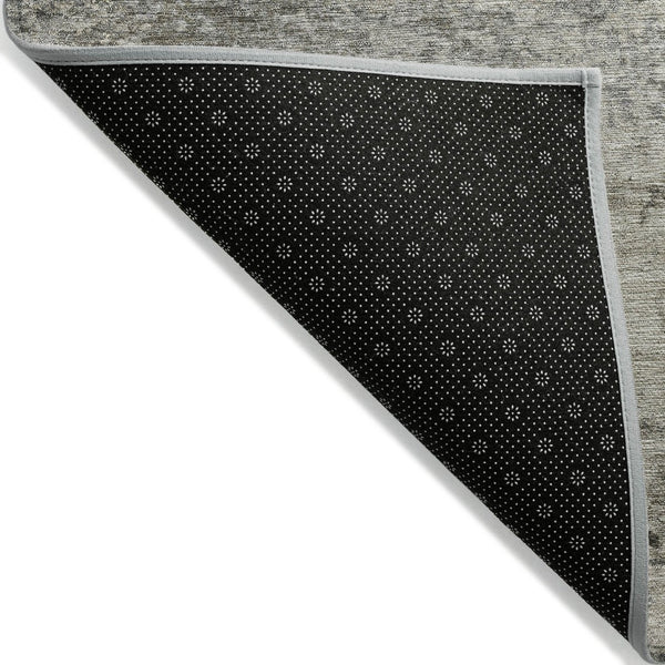 HomeRoots 5' Gray Abstract Area Rug - Washable, Durable Design for Indoor & Outdoor Spaces, Stylish & Easy-Care 10' X 14' 608830