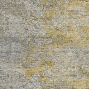 HomeRoots 5' Gray Abstract Area Rug - Washable, Durable Design for Indoor & Outdoor Spaces, Stylish & Easy-Care 10' X 14' 608830