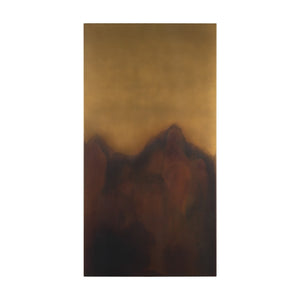 HomeRoots Rios Bold Gold and Red Metal Wall Art – Unframed Contemporary Design for Stunning Home Décor Upgrade 608840