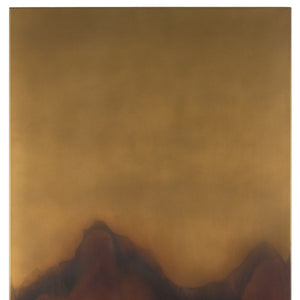HomeRoots Rios Bold Gold and Red Metal Wall Art – Unframed Contemporary Design for Stunning Home Décor Upgrade 608840