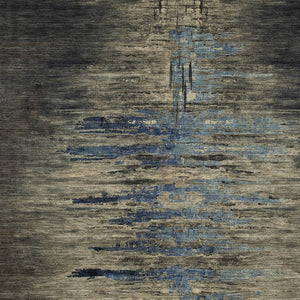 HomeRoots 5' Abstract Washable Area Rug for Indoor & Outdoor Use - Modern Design, Durable & Easy Care 8' X 10' 608853