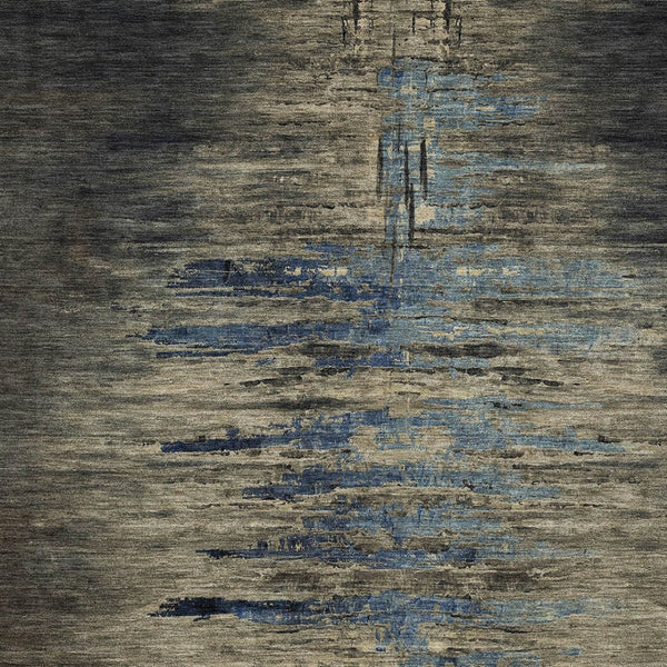 HomeRoots 5' Abstract Washable Area Rug for Indoor & Outdoor Use - Modern Design, Durable & Easy Care 8' X 10' 608853