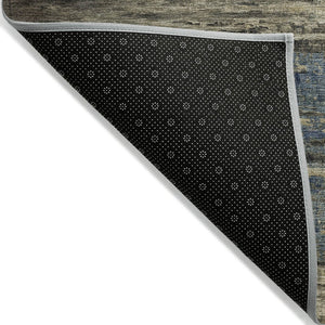 HomeRoots 9' X 12' Coffee Abstract Indoor Outdoor Rug – Durable, Stain-Resistant, Machine Washable & Stylish! 608854