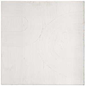HomeRoots Set of Two Framed Wall Art – Rustic White Farmhouse Decor for Living Rooms and Bedrooms 608867
