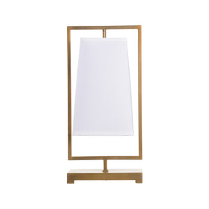 Wildwood Belle Meade Lamp Antique Brass Bell Shade Table Lamp — Compact 21" Ambient Lighting For Bedside & Entryways 60899