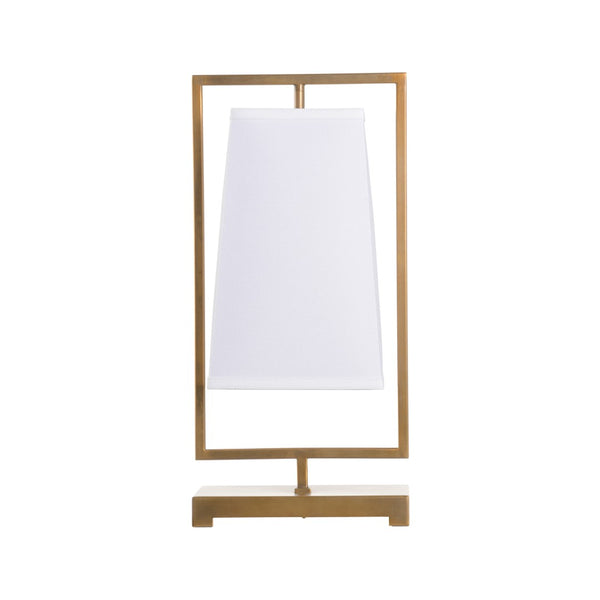 Wildwood Belle Meade Lamp Antique Brass Bell Shade Table Lamp — Compact 21" Ambient Lighting For Bedside & Entryways 60899