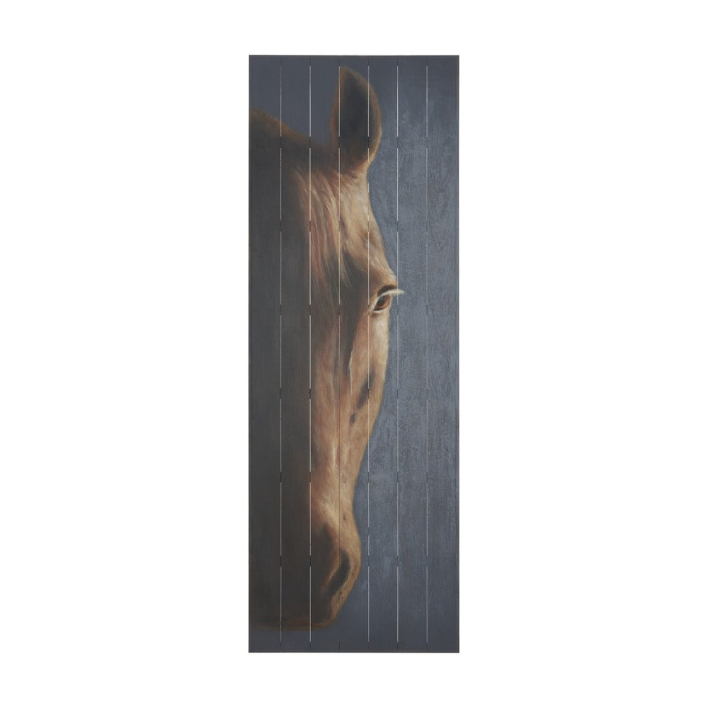 HomeRoots Hennessy Distressed Hand-Painted Wall Art - Rustic Farmhouse Charm for Modern Decor Spaces 609020