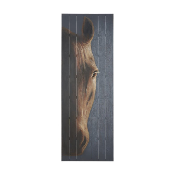 HomeRoots Hennessy Distressed Hand-Painted Wall Art - Rustic Farmhouse Charm for Modern Decor Spaces 609020
