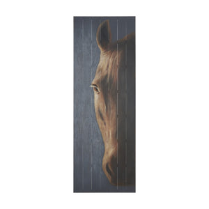 HomeRoots Hennessy Distressed Hand-Painted Wall Art - Rustic Farmhouse Charm for Modern Decor Spaces 609020