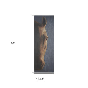 HomeRoots Hennessy Distressed Hand-Painted Wall Art - Rustic Farmhouse Charm for Modern Decor Spaces 609020