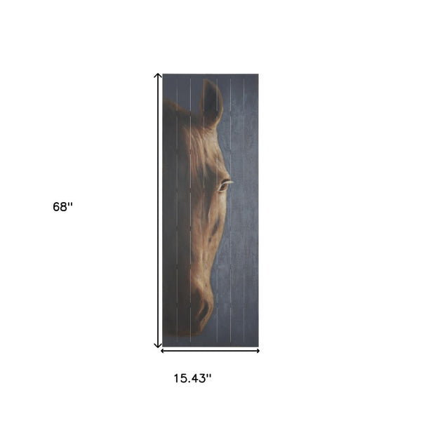 HomeRoots Hennessy Distressed Hand-Painted Wall Art - Rustic Farmhouse Charm for Modern Decor Spaces 609020