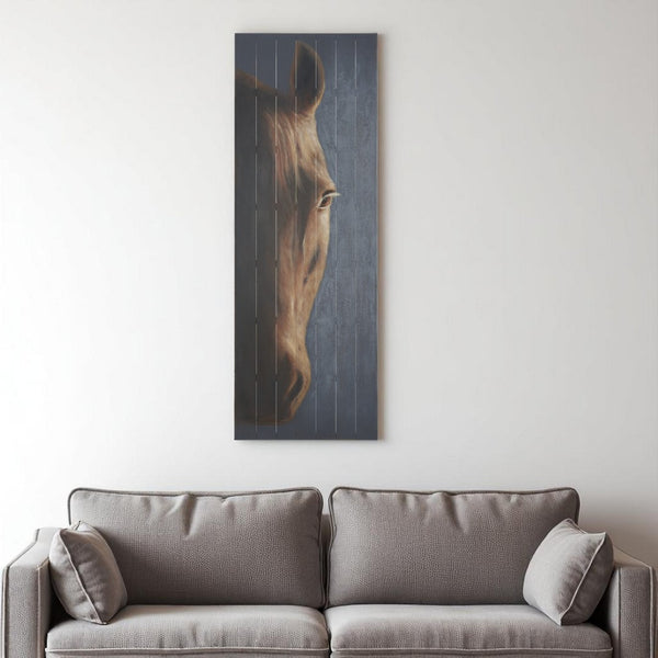 HomeRoots Hennessy Distressed Hand-Painted Wall Art - Rustic Farmhouse Charm for Modern Decor Spaces 609020