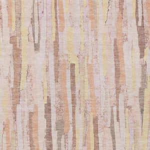 HomeRoots 5' Pink and Beige Striped Washable Area Rug – Stylish, Durable Design for Indoor and Outdoor Spaces 8' X 10' 609051