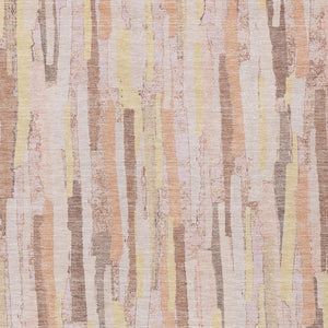 HomeRoots 5' Pink and Beige Striped Washable Area Rug – Stylish, Durable Design for Indoor and Outdoor Spaces 10' X 14' 609053