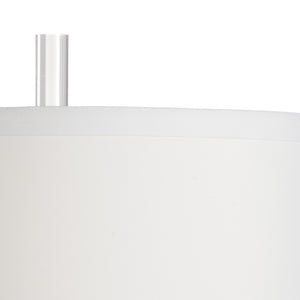 Wildwood Newport Elegant Faux Emerald Marble Table Lamp With Antique Brass Accents, 30.5" Tall, Durable Ceramic Finish 60906