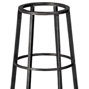 HomeRoots 30" Black Distressed Geometric Metal Lantern Candle Holder – Stylish Ambient Light for Any Space 609326
