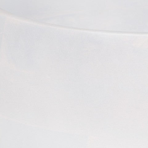 Homeroots 14" White Wood Round Centerpiece Bowl - Handcrafted Elegance For Your Table, Versatile Home Decor Piece   609348