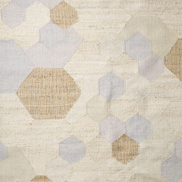 HomeRoots 5' Hand-Woven Ivory Brown and Gray Patchwork Area Rug for Cozy Living Spaces and Unique Style 8' X 10' 609374