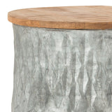 Caldwell Accent Table - Set of 2 Galvanized 609459 Elk Home