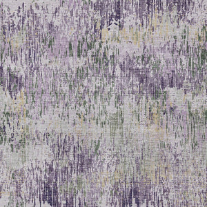 HomeRoots 5' Striped Lavender and Purple Area Rug - Stylish, Washable Design for Indoor and Outdoor Use 10' X 14' 609557