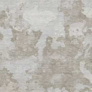 HomeRoots 5' Stylish Taupe and Brown Abstract Area Rug – Washable, Durable, Indoor/Outdoor Versatility for Any Space 8' X 10' 609585