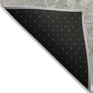 HomeRoots 5' Stylish Taupe and Brown Abstract Area Rug – Washable, Durable, Indoor/Outdoor Versatility for Any Space 10' X 14' 609587