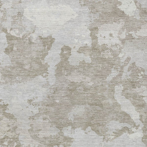 HomeRoots 5' Stylish Taupe and Brown Abstract Area Rug – Washable, Durable, Indoor/Outdoor Versatility for Any Space 10' X 14' 609587