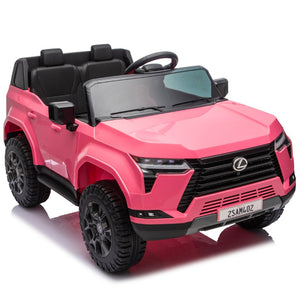 English Elm Lexus Gx550 Two Seat Kids Ride on with 24v Power Remote Control and Suspension Pink W1578P416225