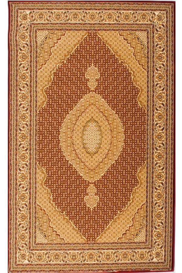 HomeRoots 2' Red and Beige Moroccan Runner Rug - Durable, Stylish Accent for Hallways, Kitchens, and Entryways 609750