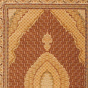 HomeRoots 19' Runner Red and Beige Moroccan-Inspired Rug - Durable, Stylish, Stain-Resistant for High-Traffic Areas 609751