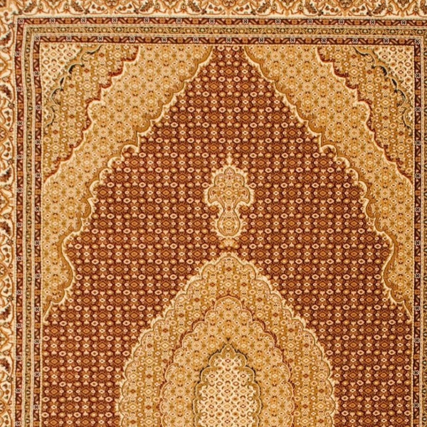 HomeRoots 19' Runner Red and Beige Moroccan-Inspired Rug - Durable, Stylish, Stain-Resistant for High-Traffic Areas 609751